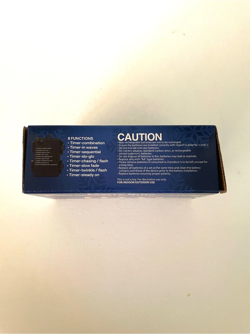 Warm White Battery Operated LED 50-Light String New in Box